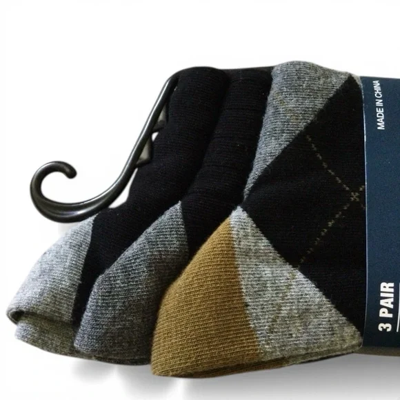 GEORGE Men’s Crew Socks 3‑Pack – Combed Cotton – Size 6–12 – NWT - Picture 7 of 11